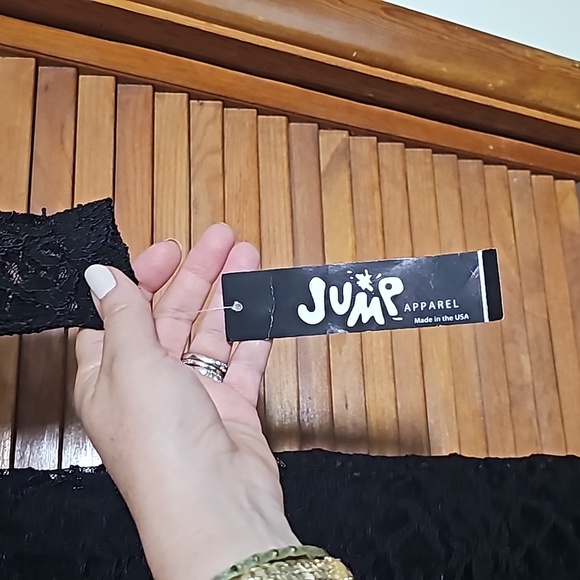 Black Long Lace Jump Dress - Picture 6 of 10